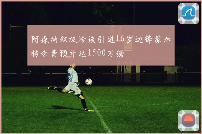 阿森纳积极洽谈引进16岁边锋蒙加转会费预计达1500万镑