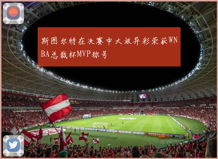 斯图尔特在决赛中大放异彩荣获WNBA总裁杯MVP称号